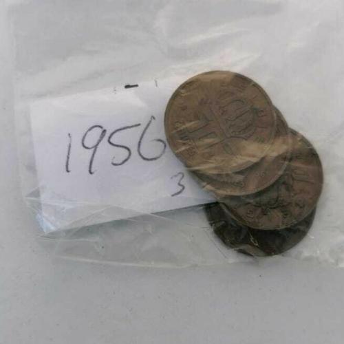 1956 Belgium 50 Centimes Circulated Condition VAT Receipt Given