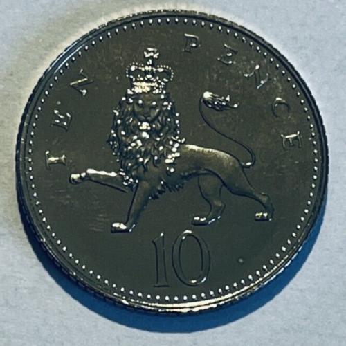 2004 Lion Passant Ten pence 10p Coins Queen Elizabeth 2nd Uncirculated