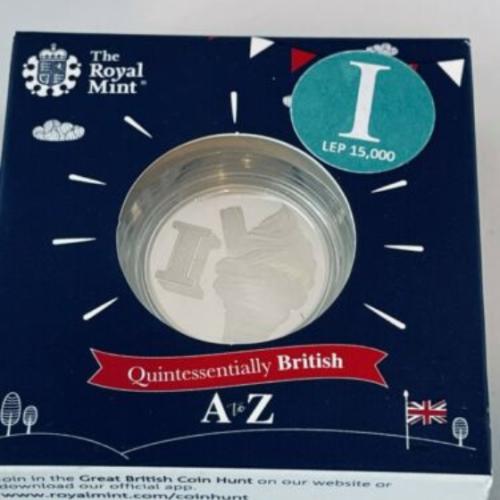 2018 Silver Proof A-Z 10p Coin Ice Cream Mr Whippy Alphabet Ten Pence Royal Mint