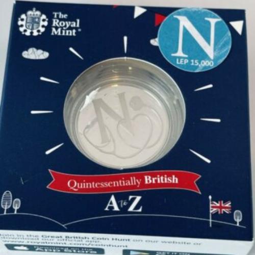 2018 Silver Proof New A-Z 10p Coin NHS Alphabet Ten Pence Royal Mint
