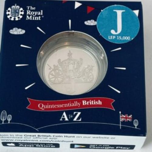 2018 Silver Proof New A-Z 10p Coin Queens Jubilee Alphabet Ten Pence Royal Mint
