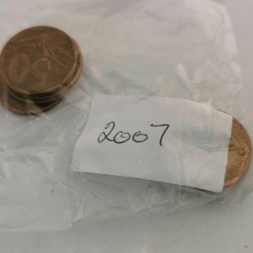 South Africa 50 Cents 2007 Circulated Condition VAT Receipt Given