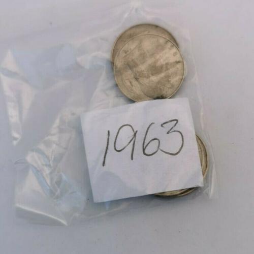 1964 Belgium 1 Franc Circulated Condition VAT Receipt Given