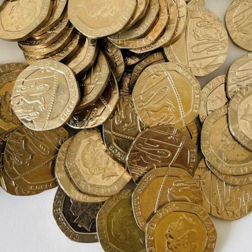 20p 2015 IRB 4th Portrait Shield Section Very Good Condition QE 2nd VAT Receipt