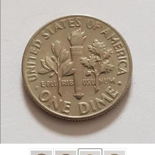 1994 USA Roosevelt  1 Dime Olive Branch, Torch and Oak Branch  Circulated