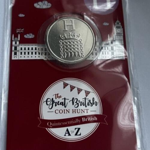 2018 UK 10p TGBCH H Design  Uncirculated Condition VAT Receipt Given