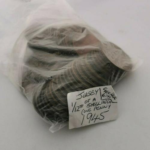 Jersey 1945 1/12th Shilling George VI  Channel Islands Circulated VAT Receipt