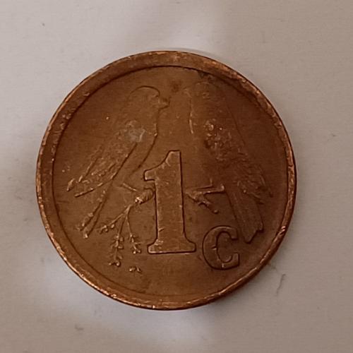 South Africa 1 Cent 2001 South African Cape Sparrows Circulated Condition