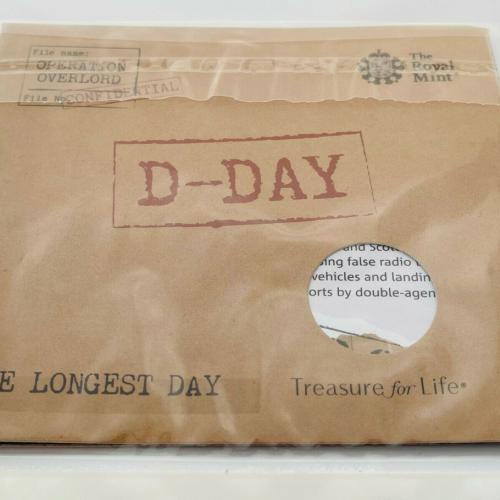 Royal Mint 2019 D Day The Longest Day £2 Coin Empty Package 