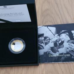 Royal Mint Dame Vera Lynn 2022 UK £2 SILVER Proof Coin Issue limit 3500