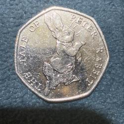 The Tale of Peter Rabbit 50p Coin