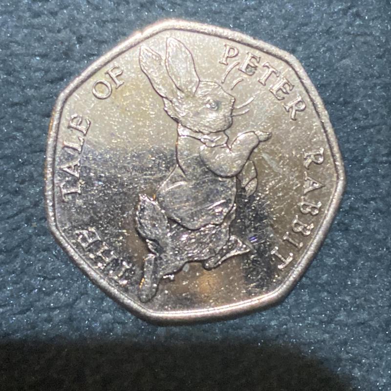 The Tale of Peter Rabbit 50p Coin