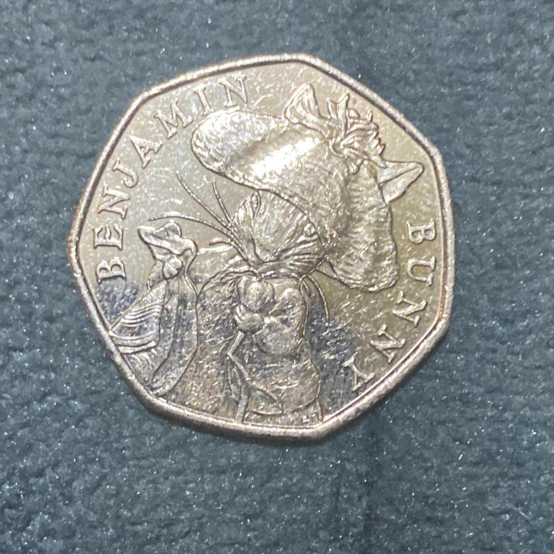 Benjamin Bunny 50p Coin