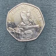 Jeremy Fisher50p Coin