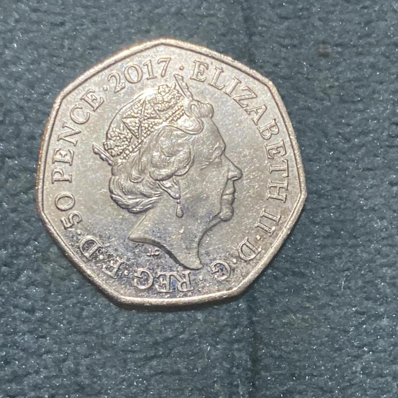 Tom Kitten 50p Coin 2017