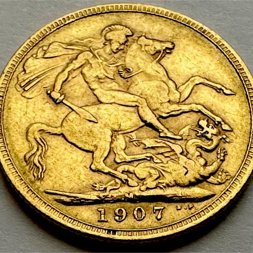 1907 Full Sovereign - Melbourne