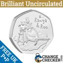 Naked Kanga & Roo 2022 50p Coin Brilliant Uncirculated Winnie Pooh & Friends Pre