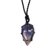 Laced Gemstone Tearstone Pendant - Sodalite