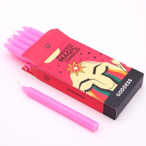 Manifest Magic Candles-Pink-Pack of 12 (incl p&p)