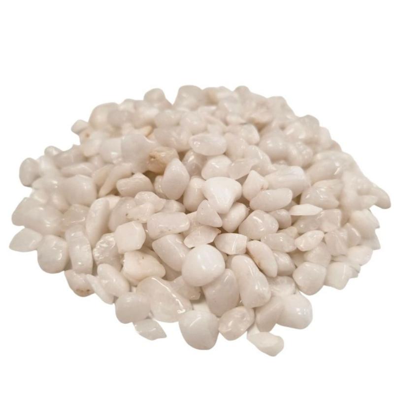 White Quartz Gemstone Chips- 1 KG