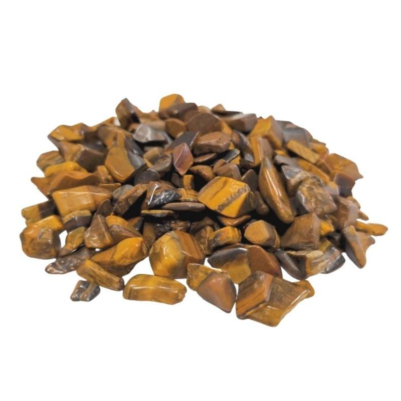 Tigers Eye Gemstone Chips - 1KG