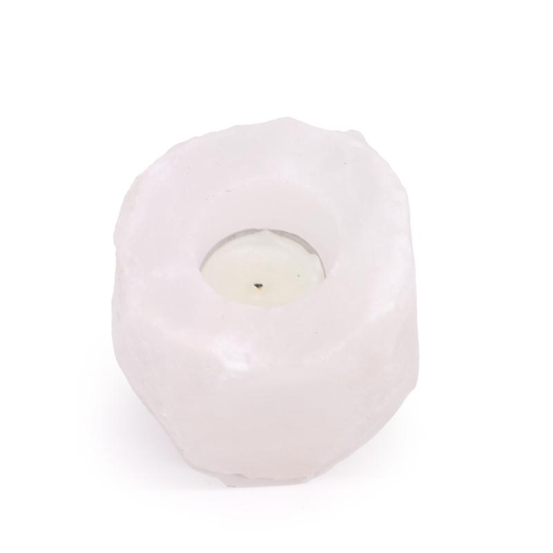 Crystal Rock Himalayan Salt Candle Holder