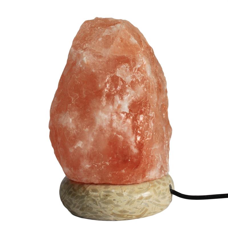 Single Colour USB Natural Salt Lamp - 11.5 cm