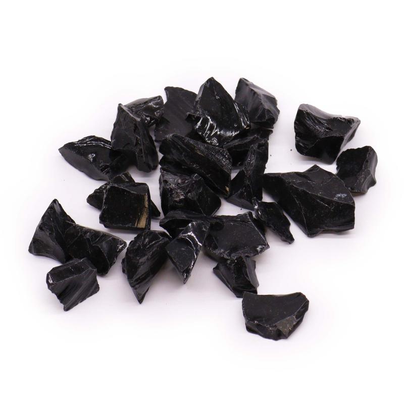 Raw Crystals- Black Agate (500g)