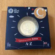 2018 10p A-Z Silver Proof Coin Royal Mint C Cricket