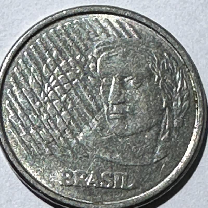 1994 Brazil 50 Centavos The portrait of Pedro I (1798-1834)