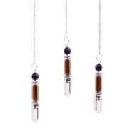 Pendulum- Copper-Amethyst/Quartz