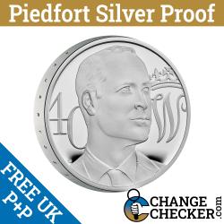 Piedfort Silver Proof 40th Birthday of Prince William 2022 £5 Five Pounds Coin