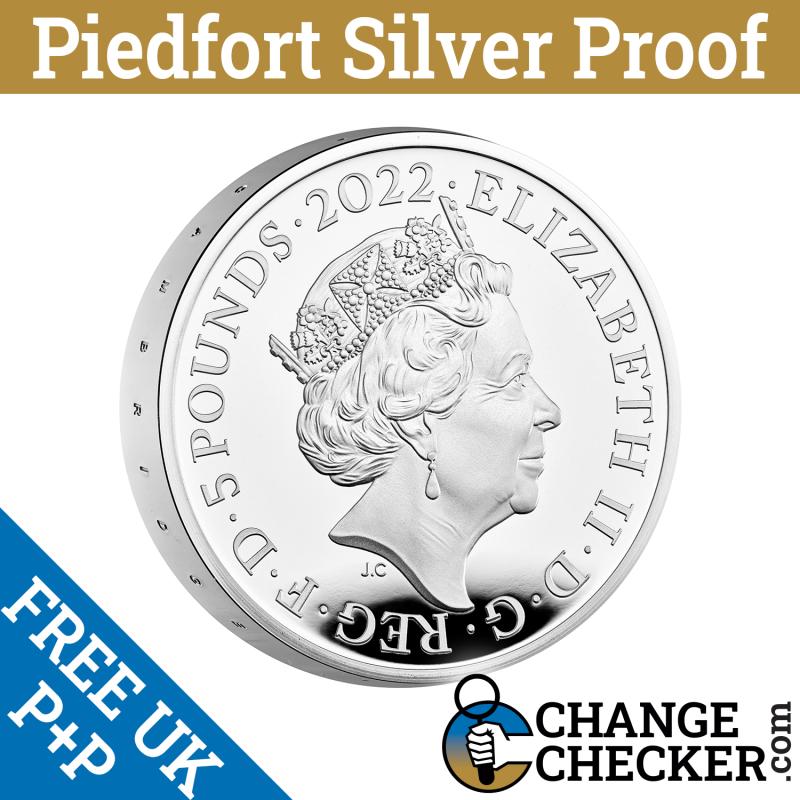 Piedfort Silver Proof 40th Birthday of Prince William 2022 £5 Five Pounds Coin