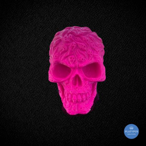 Purple Spooky Skull