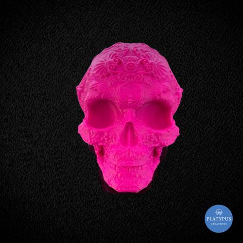 Purple Decorative Skull