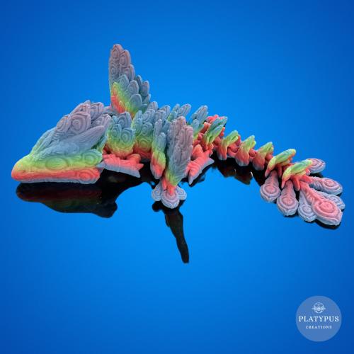 Peacock Dragon - Multicoloured